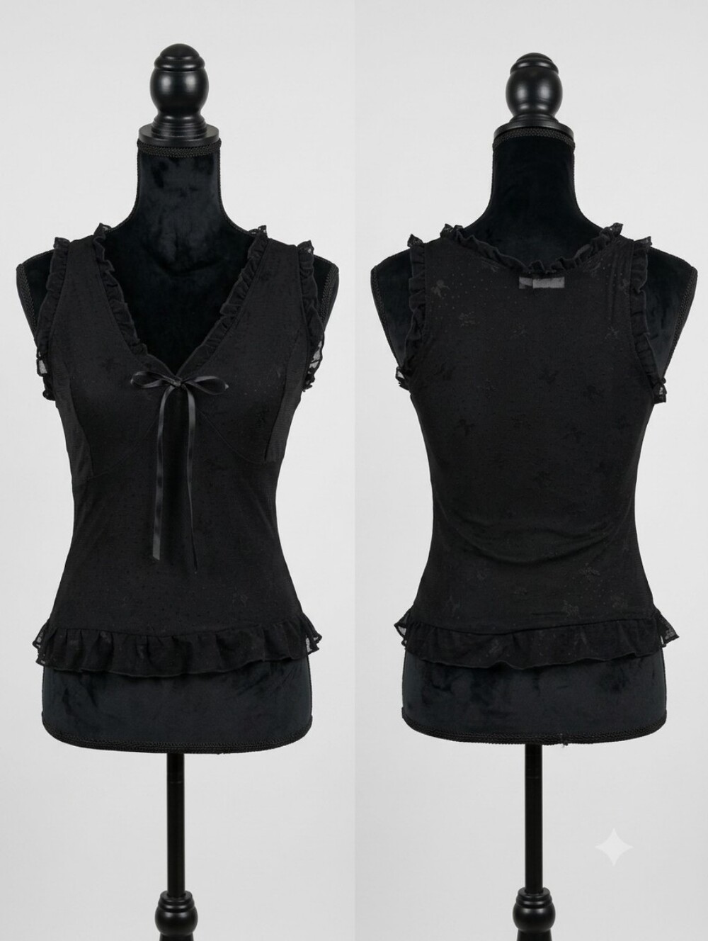 Electric Family Black Lace Top